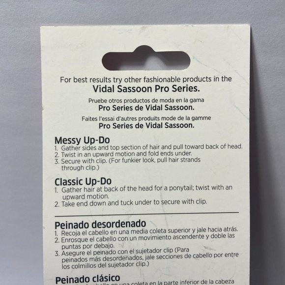 Vidal Sassoon Double Teeth Extra Hold Hair Clip - Picture 6 of 11